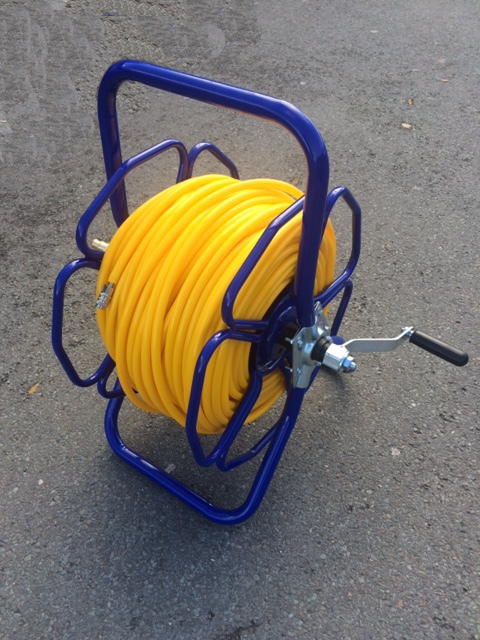 Metal Hose Reel Complete With The Hose