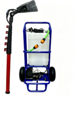 25L WFP Trolley & "Heron" Water Fed Pole Window Cleaning System Bundle